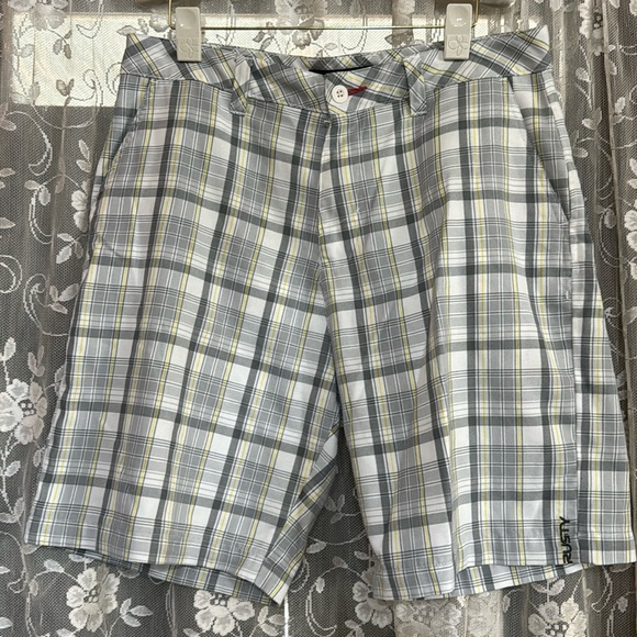 Rusty brand size 36 men’s plaid shorts excellent condition only used once - Picture 1 of 8